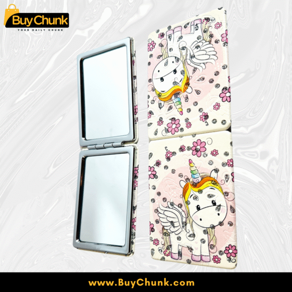 Cute Flying Unicorn Compact Mirror Sparkling Magic & Sweet Dreams in Every Glance!