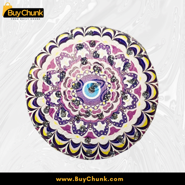 Dazzling Mandala Compact Mirror - Bold Colors, Shimmering Accents & Timeless Charm