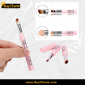 Delicate 4-in-1 Makeup Brush Set - Soft, Precise & Perfect for Flawless Eyes, Lips & Brows