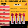Swatch of Miss Rose Seaweed Lip Gloss – Shade 218 on skin arm
