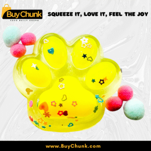 Glowing Yellow Squishy Toy | Fun & Full of Joyful Energy for Stress-Free Play | Size - 5cm X 6cm