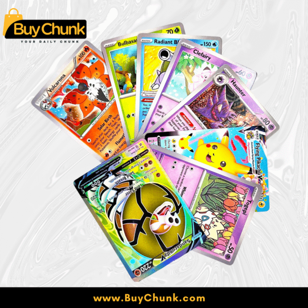 8 PCS Pokemon CardS | Protective, Durable & Perfect for Collectors & Trainers