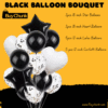 14 Black Balloon Bouquet | Elegant, Bold & Perfect for Modern Parties, Weddings and Celebrations