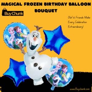 5 Magical Frozen Birthday Balloon Bouquet | Enchanting, Fun and Perfect for Kids’ Parties & Disney Fans