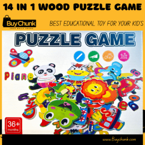 14 IN 1 WOOD PUZZLE GAME
