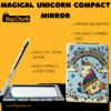 Magical Unicorn Compact Mirror Sparkling Rainbow Magic for Dreamers & Whimsy Lovers