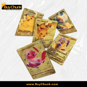 10 PCS POKEMON GOLD FOIL CARDS PACK