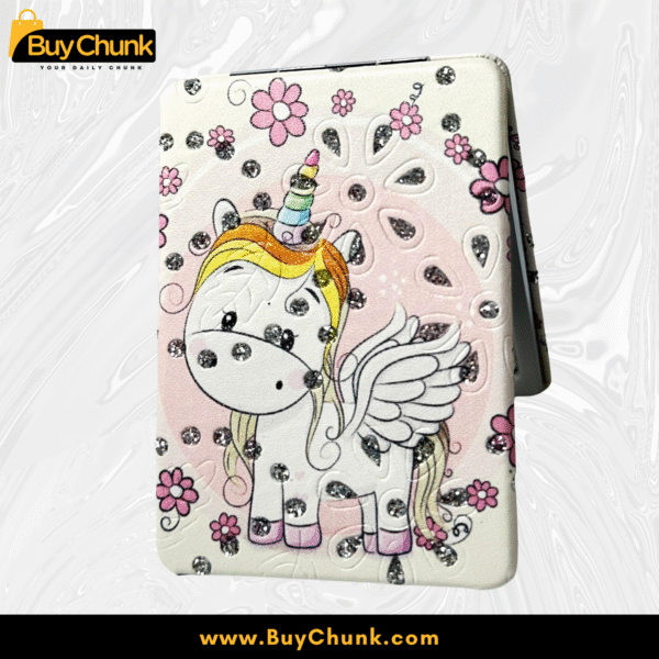 Cute Flying Unicorn Compact Mirror Sparkling Magic & Sweet Dreams in Every Glance!