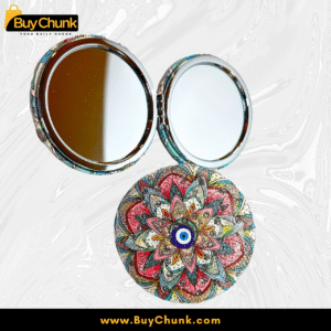 Mandala Compact Mirror Vibrant Design for Love
