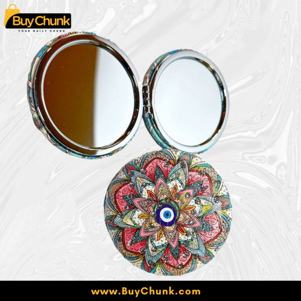 Mandala Compact Mirror Vibrant Design for Love