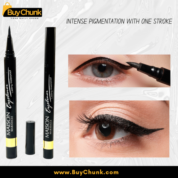 Maison Marseille Waterproof Eyeliner Pen | Bold, Smooth & Long-Lasting for Flawless Eye Definition