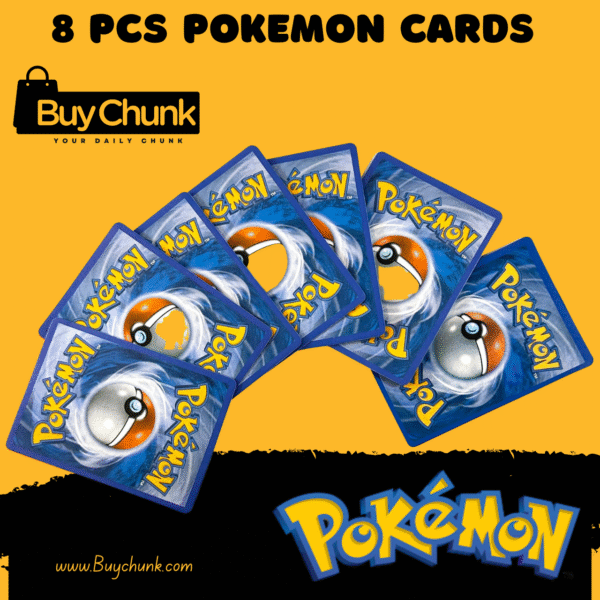 8 PCS Pokemon CardS | Protective, Durable & Perfect for Collectors & Trainers
