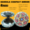 Mandala Compact Mirror Vibrant Design for Love