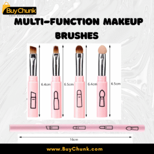 Delicate 4-in-1 Makeup Brush Set - Soft, Precise & Perfect for Flawless Eyes, Lips & Brows
