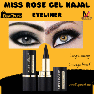 Miss Rose Gel Kajal Eyeliner | Bold, Smooth & Long-Lasting for Flawless Eye Definition