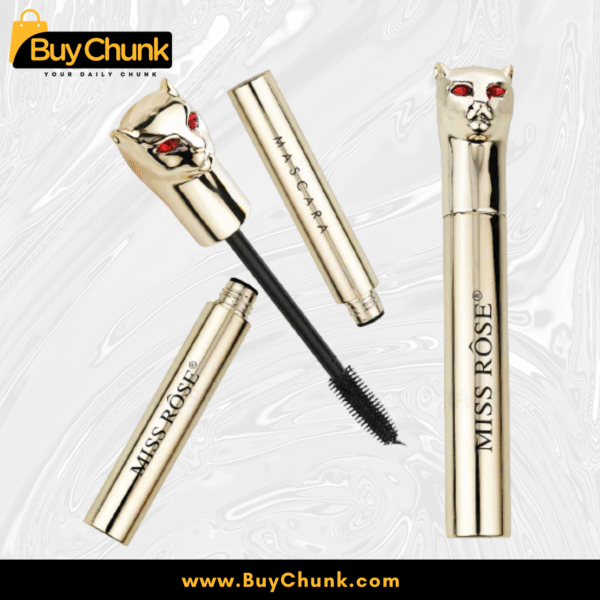 Miss Rose Mascara Panther Design | Long-Lasting, Waterproof, Bold, Volumizing & Glamorous for Lash-Defining Drama!