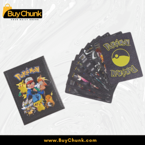 10 PCS POKEMON BLACK FOIL CARDS PACK