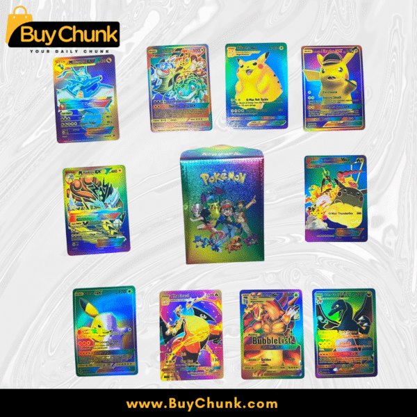 10 PCS POKEMON multicolor FOIL CARDS PACK