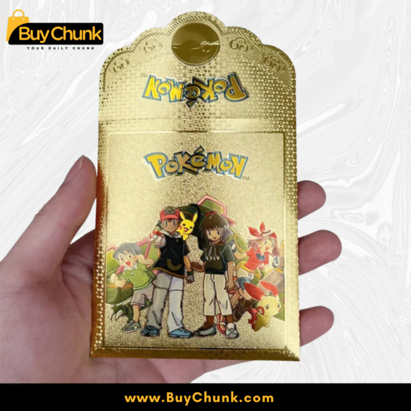 10 PCS POKEMON GOLD FOIL CARDS PACK