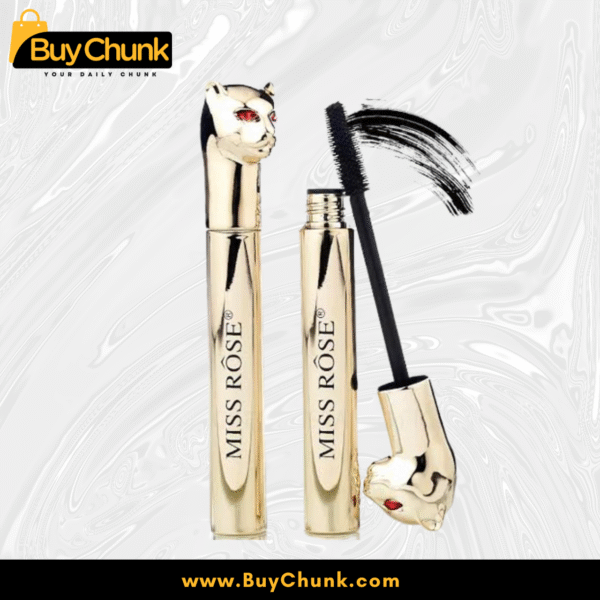 Miss Rose Mascara Panther Design | Long-Lasting, Waterproof, Bold, Volumizing & Glamorous for Lash-Defining Drama!