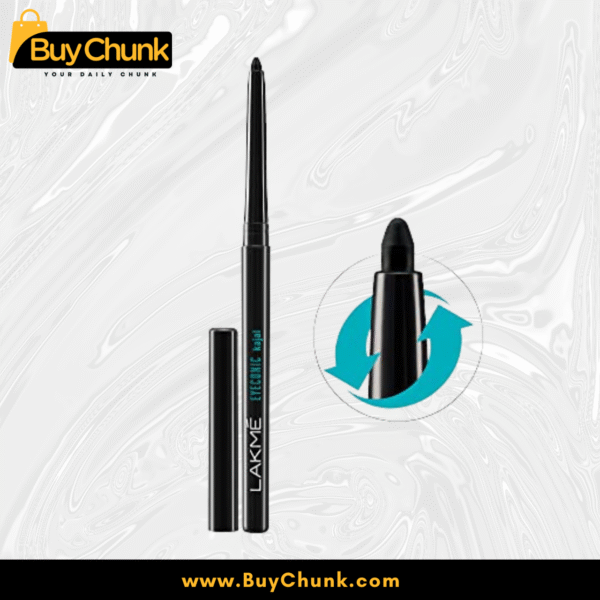 Lakme Eyeconic Kajal | 24-Hour Waterproof, Smudge-Proof & Perfect for Bold, Dramatic Eyes