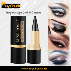 Miss Rose Gel Kajal Eyeliner | Bold, Smooth & Long-Lasting for Flawless Eye Definition