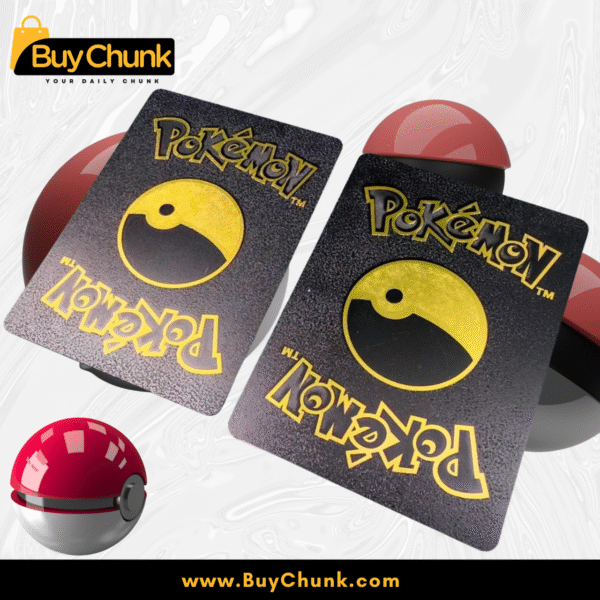 10 PCS POKEMON BLACK FOIL CARDS PACK