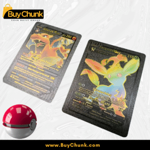 10 PCS POKEMON BLACK FOIL CARDS PACK