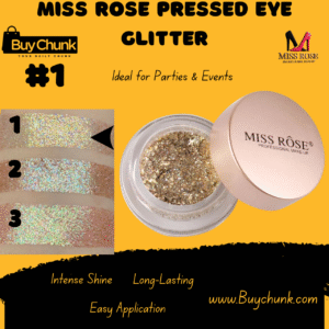 Miss Rose Pressed eye Glitter Shade 1 | Shimmering, Long-Lasting & Perfect for Sparkling Eye & Face Magic