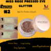 Miss Rose Pressed eye Glitter Shade 2 | Shimmering, Long-Lasting & Perfect for Sparkling Eye & Face Magic