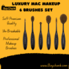 Luxury Luxury MAC Makeup 6 Brushes Setwith soft bristles for smooth blending