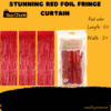 Stunning Red Foil Fringe Curtain | Bold, Glamorous & Perfect for Weddings, Birthdays & Celebrations