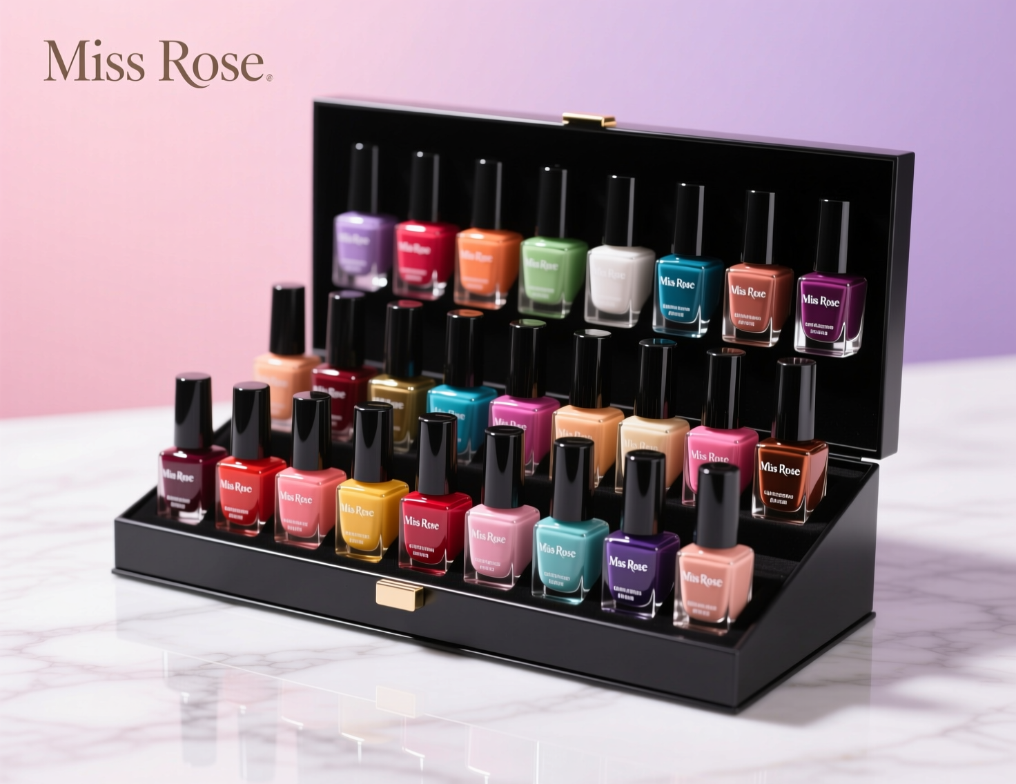 Miss Rose nail polish collection 36 pieces price in Pakistan