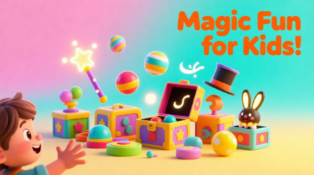 Magic Tricks Toys for Kids Faisalabad with fun beginner magic sets