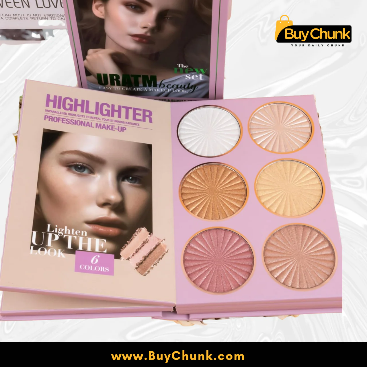 “Miss Rose Contour Kit with Miss Rose foundation and highlighter from Pakistan”