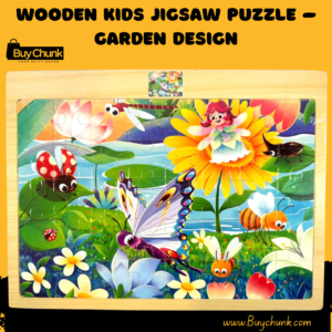 Home 161 colourful wooden garden jigsaw puzzle for toddlers in Pakistan