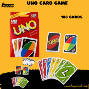 UNO card game 108 cards full deck set for family fun