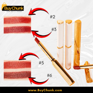 Home 11 DMDN lipstick swatch showing deep matte red tone.