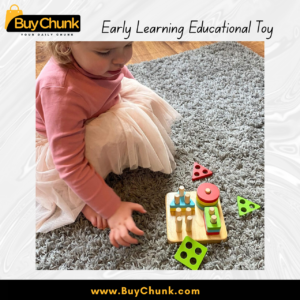 Imported Quality Kids Wooden Geometric Shape Toy | Early Learning Educational Toy | Color & Shape Sorting Educational Board 9 www.Buychunk.com 1280 x 1280 px 8 8