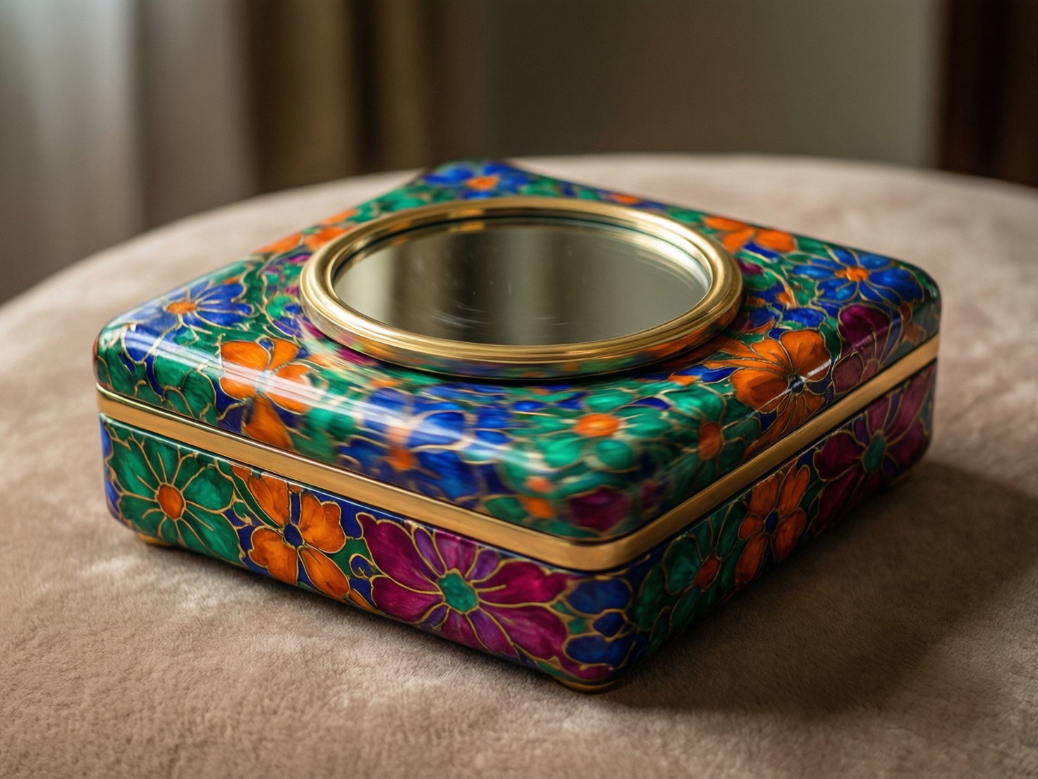 Budget rotating jewelry box with mirror price in Karachi