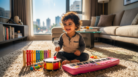 Musical Toys for Toddlers Karachi Pakistan Smart, Safe & Fun Choices 49 “Musical Toys for Toddlers Karachi Pakistan baby playing xylophone”