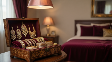 Big Bridal Jewelry Boxes Lahore Pakistan Complete Bridal Shopping Guide 2026 44 Big Bridal Jewelry Boxes Lahore Pakistan on dressing table