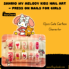Sanrio My Melody press on nails for kids girls