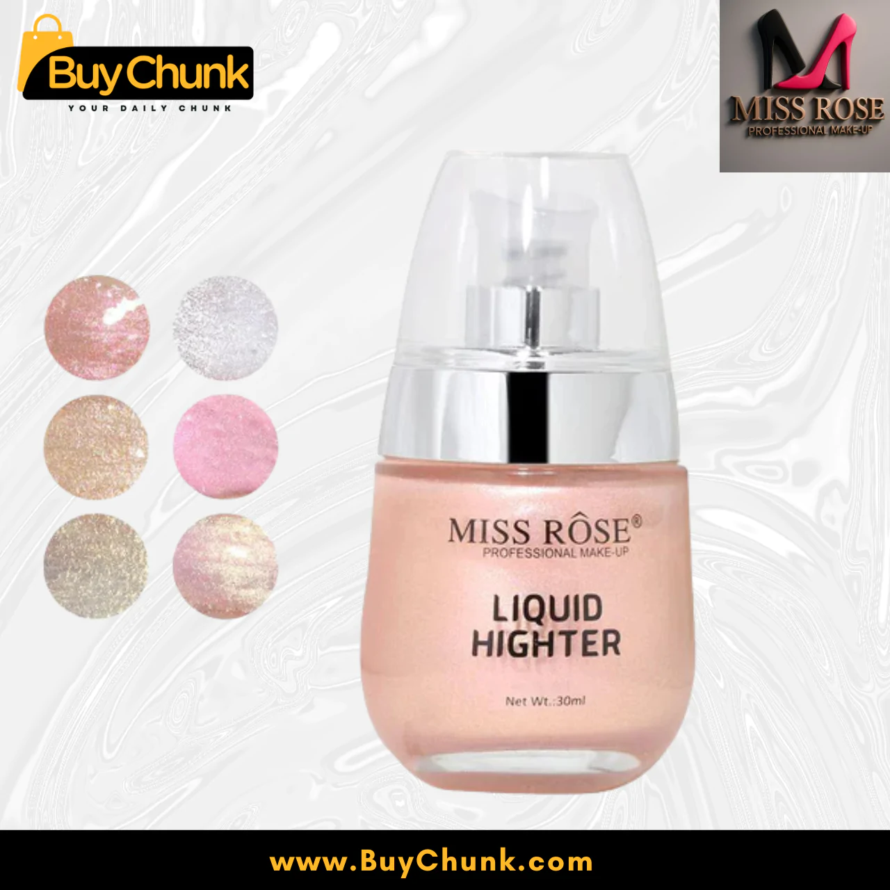 Affordable Miss Rose Liquid Highlighter #2: Your Secret to Glowing Skin