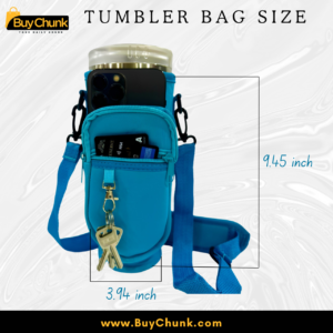 Home 120 Side profile showing adjustable strap and sleek tumbler fit