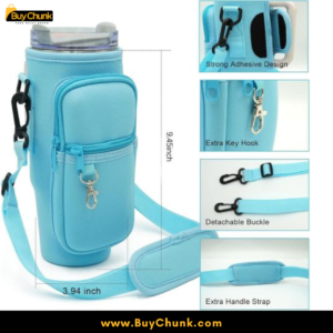 Adjustable strap detail of tumbler sling bag