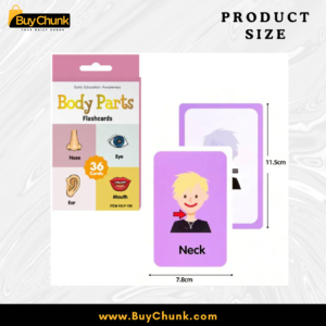 Teacher using body parts flashcards in nursery classroom group activity