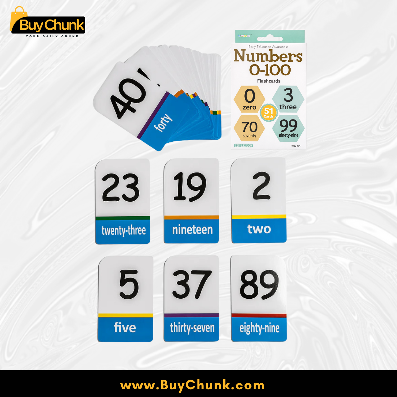 Numbers 0–100 Learning Cards for Kids | 51 Educational Learning Cards for Toddlers | Vocabulary Learning Flashcards 4 Child sequencing number cards from 1 to 20 for early maths.