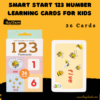 Numbers 123 Learning Cards for Kids | 36 Educational Learning Cards for Toddlers | Vocabulary Learning Flashcards 8 Front pack view of Numbers 123 Learning Cards for Kids set