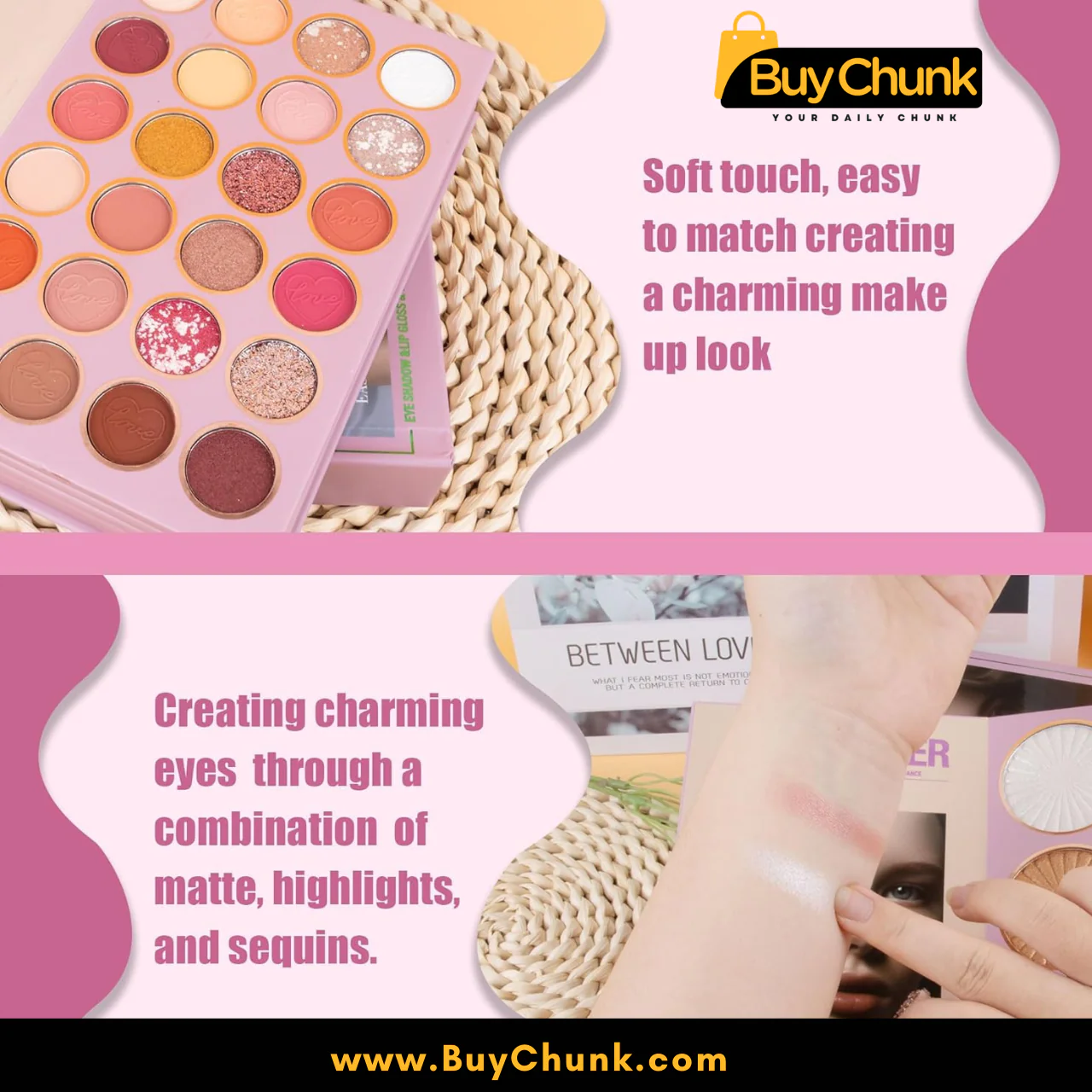 Uratm Beauty Fashion All-in-One Makeup Kit | Beauty Multi-Palette Kit for Face, Eyes & Lips | Ravel-Friendly Makeup Kit for Every Pakistani Look